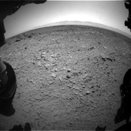 Nasa's Mars rover Curiosity acquired this image using its Front Hazard Avoidance Camera (Front Hazcam) on Sol 453, at drive 450, site number 22