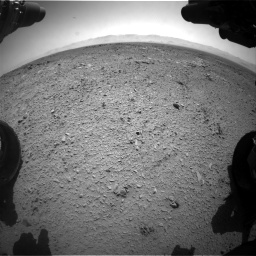 Nasa's Mars rover Curiosity acquired this image using its Front Hazard Avoidance Camera (Front Hazcam) on Sol 453, at drive 426, site number 22