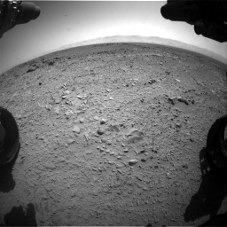 Nasa's Mars rover Curiosity acquired this image using its Front Hazard Avoidance Camera (Front Hazcam) on Sol 453, at drive 450, site number 22