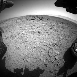 Nasa's Mars rover Curiosity acquired this image using its Front Hazard Avoidance Camera (Front Hazcam) on Sol 453, at drive 462, site number 22