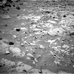 Nasa's Mars rover Curiosity acquired this image using its Left Navigation Camera on Sol 453, at drive 36, site number 22