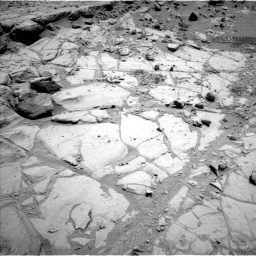 Nasa's Mars rover Curiosity acquired this image using its Left Navigation Camera on Sol 453, at drive 144, site number 22