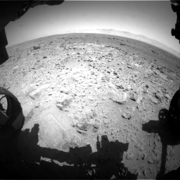 Nasa's Mars rover Curiosity acquired this image using its Front Hazard Avoidance Camera (Front Hazcam) on Sol 454, at drive 850, site number 22
