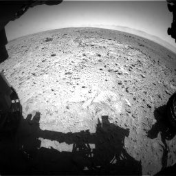 Nasa's Mars rover Curiosity acquired this image using its Front Hazard Avoidance Camera (Front Hazcam) on Sol 454, at drive 862, site number 22