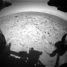 Nasa's Mars rover Curiosity acquired this image using its Front Hazard Avoidance Camera (Front Hazcam) on Sol 454, at drive 856, site number 22