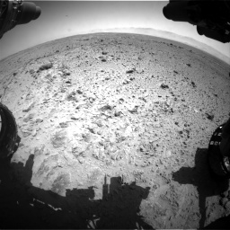 Nasa's Mars rover Curiosity acquired this image using its Front Hazard Avoidance Camera (Front Hazcam) on Sol 454, at drive 952, site number 22