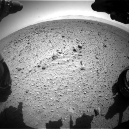 Nasa's Mars rover Curiosity acquired this image using its Front Hazard Avoidance Camera (Front Hazcam) on Sol 454, at drive 1006, site number 22