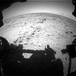 Nasa's Mars rover Curiosity acquired this image using its Front Hazard Avoidance Camera (Front Hazcam) on Sol 455, at drive 258, site number 23