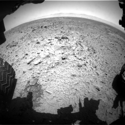 Nasa's Mars rover Curiosity acquired this image using its Front Hazard Avoidance Camera (Front Hazcam) on Sol 455, at drive 378, site number 23