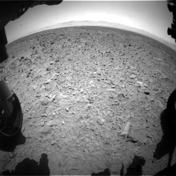 Nasa's Mars rover Curiosity acquired this image using its Front Hazard Avoidance Camera (Front Hazcam) on Sol 455, at drive 456, site number 23