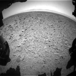 Nasa's Mars rover Curiosity acquired this image using its Front Hazard Avoidance Camera (Front Hazcam) on Sol 455, at drive 462, site number 23