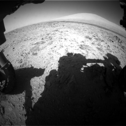 Nasa's Mars rover Curiosity acquired this image using its Front Hazard Avoidance Camera (Front Hazcam) on Sol 455, at drive 522, site number 23