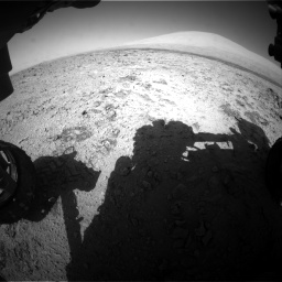 Nasa's Mars rover Curiosity acquired this image using its Front Hazard Avoidance Camera (Front Hazcam) on Sol 455, at drive 534, site number 23