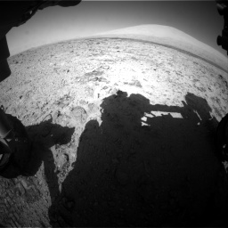 Nasa's Mars rover Curiosity acquired this image using its Front Hazard Avoidance Camera (Front Hazcam) on Sol 455, at drive 546, site number 23