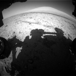 Nasa's Mars rover Curiosity acquired this image using its Front Hazard Avoidance Camera (Front Hazcam) on Sol 455, at drive 582, site number 23