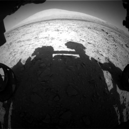 Nasa's Mars rover Curiosity acquired this image using its Front Hazard Avoidance Camera (Front Hazcam) on Sol 455, at drive 606, site number 23