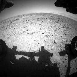 Nasa's Mars rover Curiosity acquired this image using its Front Hazard Avoidance Camera (Front Hazcam) on Sol 455, at drive 312, site number 23