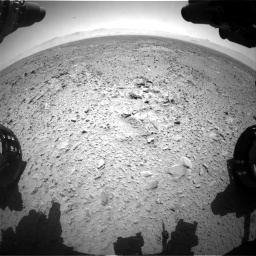 Nasa's Mars rover Curiosity acquired this image using its Front Hazard Avoidance Camera (Front Hazcam) on Sol 455, at drive 360, site number 23