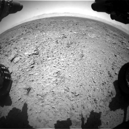 Nasa's Mars rover Curiosity acquired this image using its Front Hazard Avoidance Camera (Front Hazcam) on Sol 455, at drive 426, site number 23