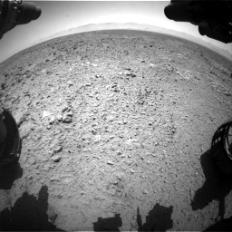 Nasa's Mars rover Curiosity acquired this image using its Front Hazard Avoidance Camera (Front Hazcam) on Sol 455, at drive 432, site number 23