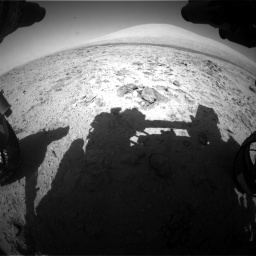 Nasa's Mars rover Curiosity acquired this image using its Front Hazard Avoidance Camera (Front Hazcam) on Sol 455, at drive 510, site number 23
