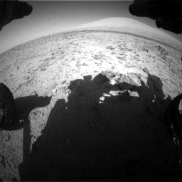 Nasa's Mars rover Curiosity acquired this image using its Front Hazard Avoidance Camera (Front Hazcam) on Sol 455, at drive 516, site number 23