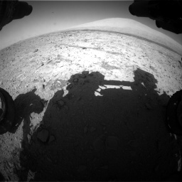 Nasa's Mars rover Curiosity acquired this image using its Front Hazard Avoidance Camera (Front Hazcam) on Sol 455, at drive 570, site number 23