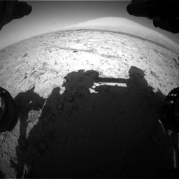 Nasa's Mars rover Curiosity acquired this image using its Front Hazard Avoidance Camera (Front Hazcam) on Sol 455, at drive 576, site number 23