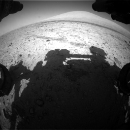 Nasa's Mars rover Curiosity acquired this image using its Front Hazard Avoidance Camera (Front Hazcam) on Sol 455, at drive 582, site number 23
