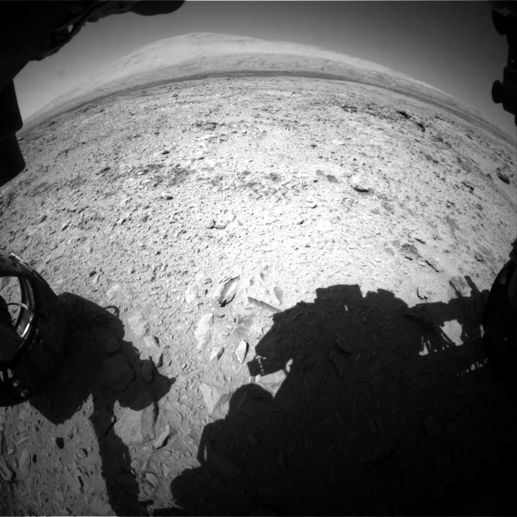 Nasa's Mars rover Curiosity acquired this image using its Front Hazard Avoidance Camera (Front Hazcam) on Sol 462, at drive 616, site number 23