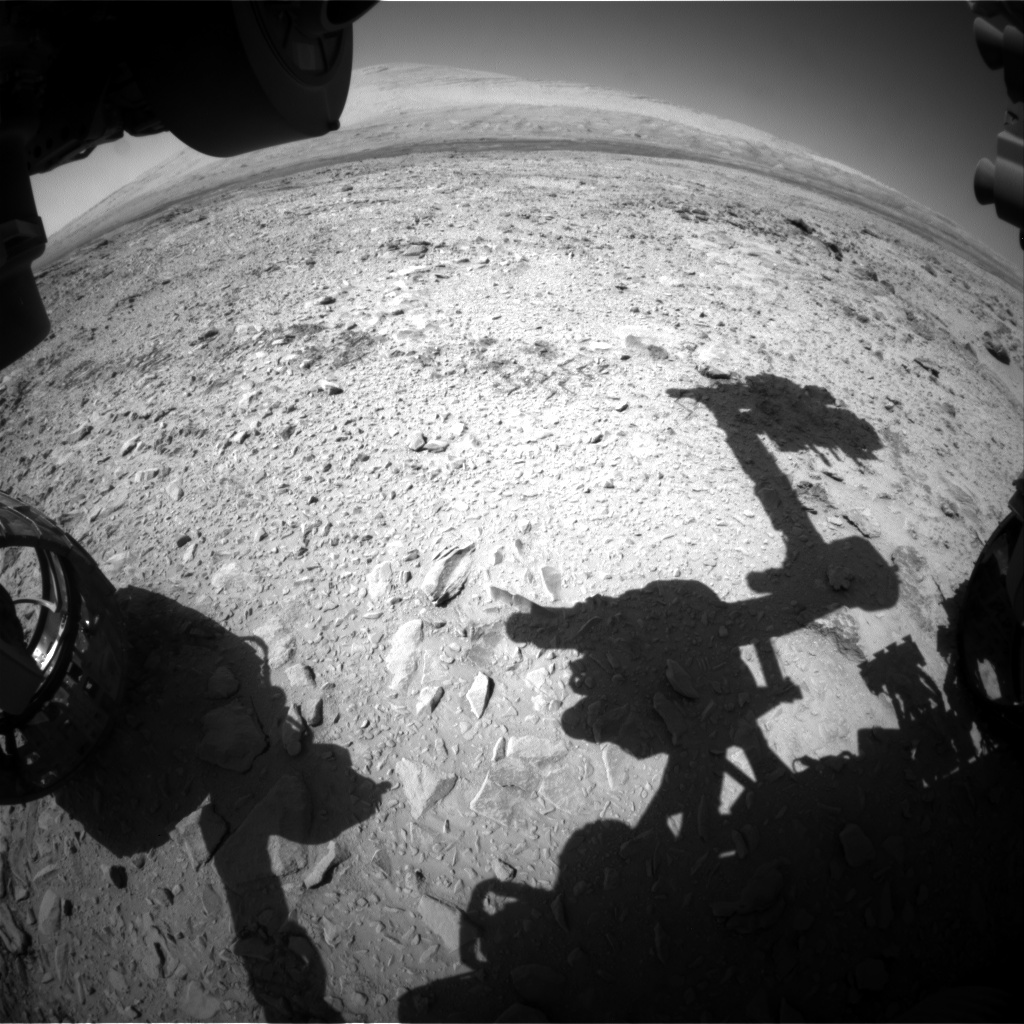 Nasa's Mars rover Curiosity acquired this image using its Front Hazard Avoidance Camera (Front Hazcam) on Sol 463, at drive 616, site number 23