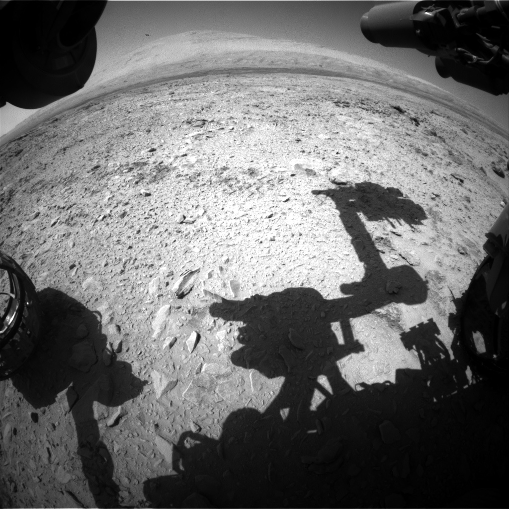 Nasa's Mars rover Curiosity acquired this image using its Front Hazard Avoidance Camera (Front Hazcam) on Sol 463, at drive 616, site number 23