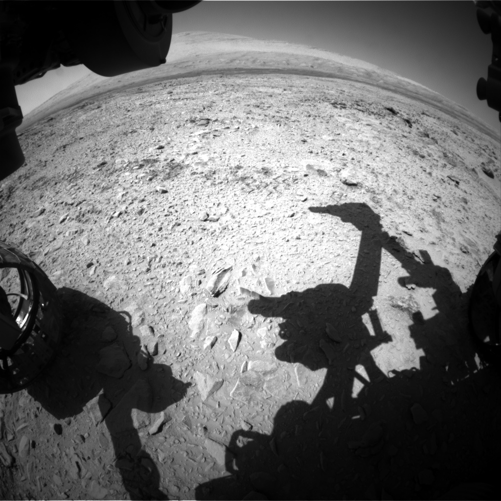 Nasa's Mars rover Curiosity acquired this image using its Front Hazard Avoidance Camera (Front Hazcam) on Sol 464, at drive 616, site number 23