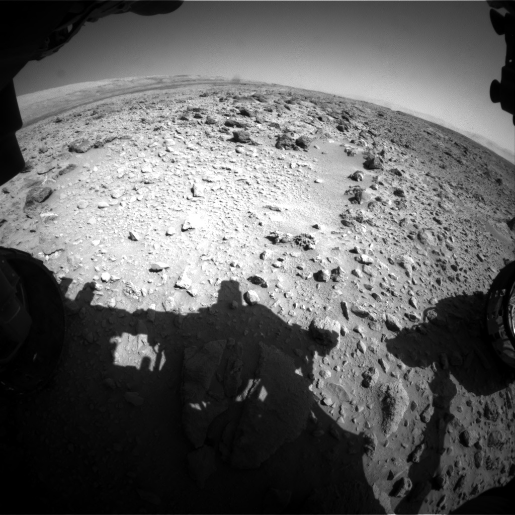 Nasa's Mars rover Curiosity acquired this image using its Front Hazard Avoidance Camera (Front Hazcam) on Sol 465, at drive 890, site number 23