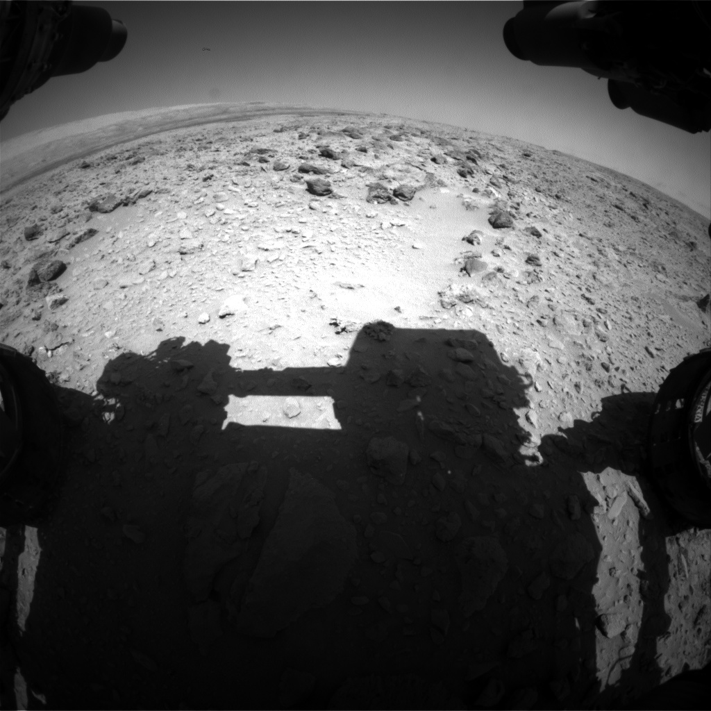 Nasa's Mars rover Curiosity acquired this image using its Front Hazard Avoidance Camera (Front Hazcam) on Sol 467, at drive 890, site number 23