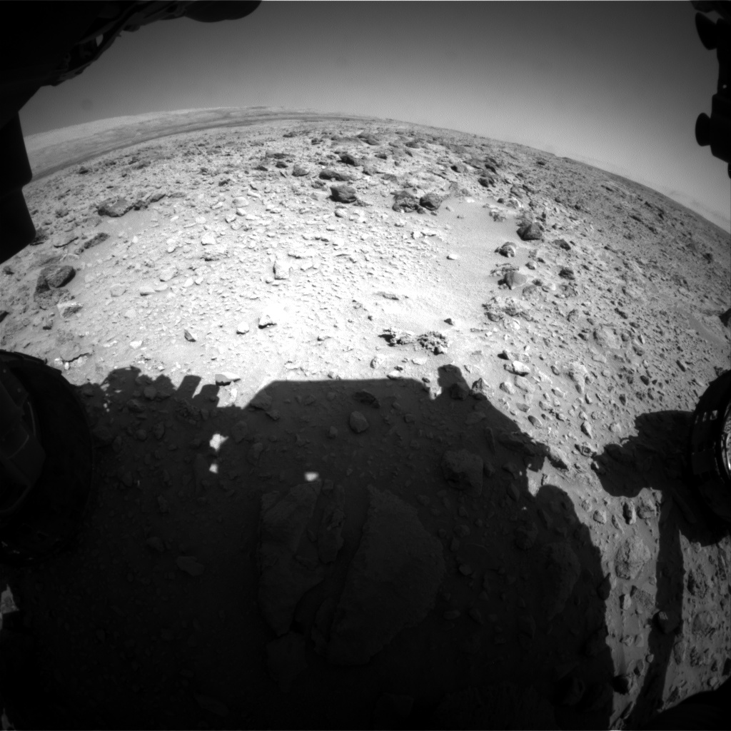 Nasa's Mars rover Curiosity acquired this image using its Front Hazard Avoidance Camera (Front Hazcam) on Sol 468, at drive 890, site number 23