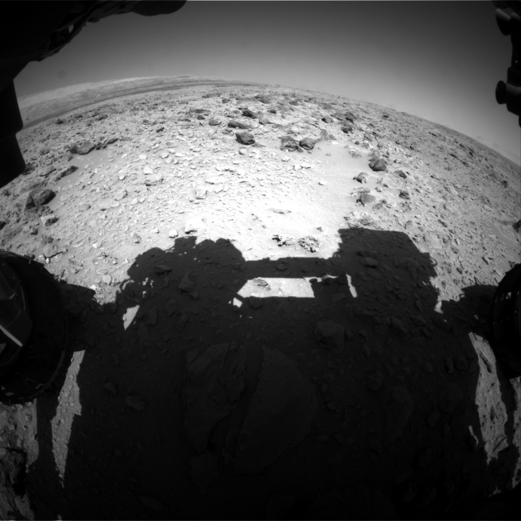 Nasa's Mars rover Curiosity acquired this image using its Front Hazard Avoidance Camera (Front Hazcam) on Sol 469, at drive 890, site number 23
