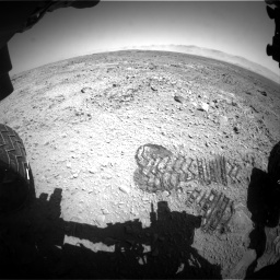 Nasa's Mars rover Curiosity acquired this image using its Front Hazard Avoidance Camera (Front Hazcam) on Sol 470, at drive 1280, site number 23