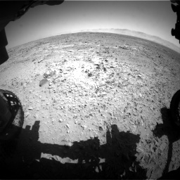 Nasa's Mars rover Curiosity acquired this image using its Front Hazard Avoidance Camera (Front Hazcam) on Sol 470, at drive 1292, site number 23