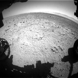 Nasa's Mars rover Curiosity acquired this image using its Front Hazard Avoidance Camera (Front Hazcam) on Sol 470, at drive 1460, site number 23