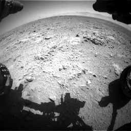 Nasa's Mars rover Curiosity acquired this image using its Front Hazard Avoidance Camera (Front Hazcam) on Sol 470, at drive 1346, site number 23