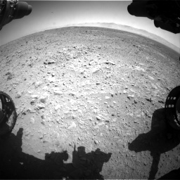 Nasa's Mars rover Curiosity acquired this image using its Front Hazard Avoidance Camera (Front Hazcam) on Sol 470, at drive 1400, site number 23
