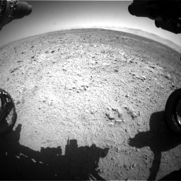 Nasa's Mars rover Curiosity acquired this image using its Front Hazard Avoidance Camera (Front Hazcam) on Sol 470, at drive 1460, site number 23