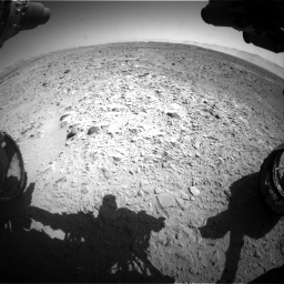 Nasa's Mars rover Curiosity acquired this image using its Front Hazard Avoidance Camera (Front Hazcam) on Sol 470, at drive 1490, site number 23
