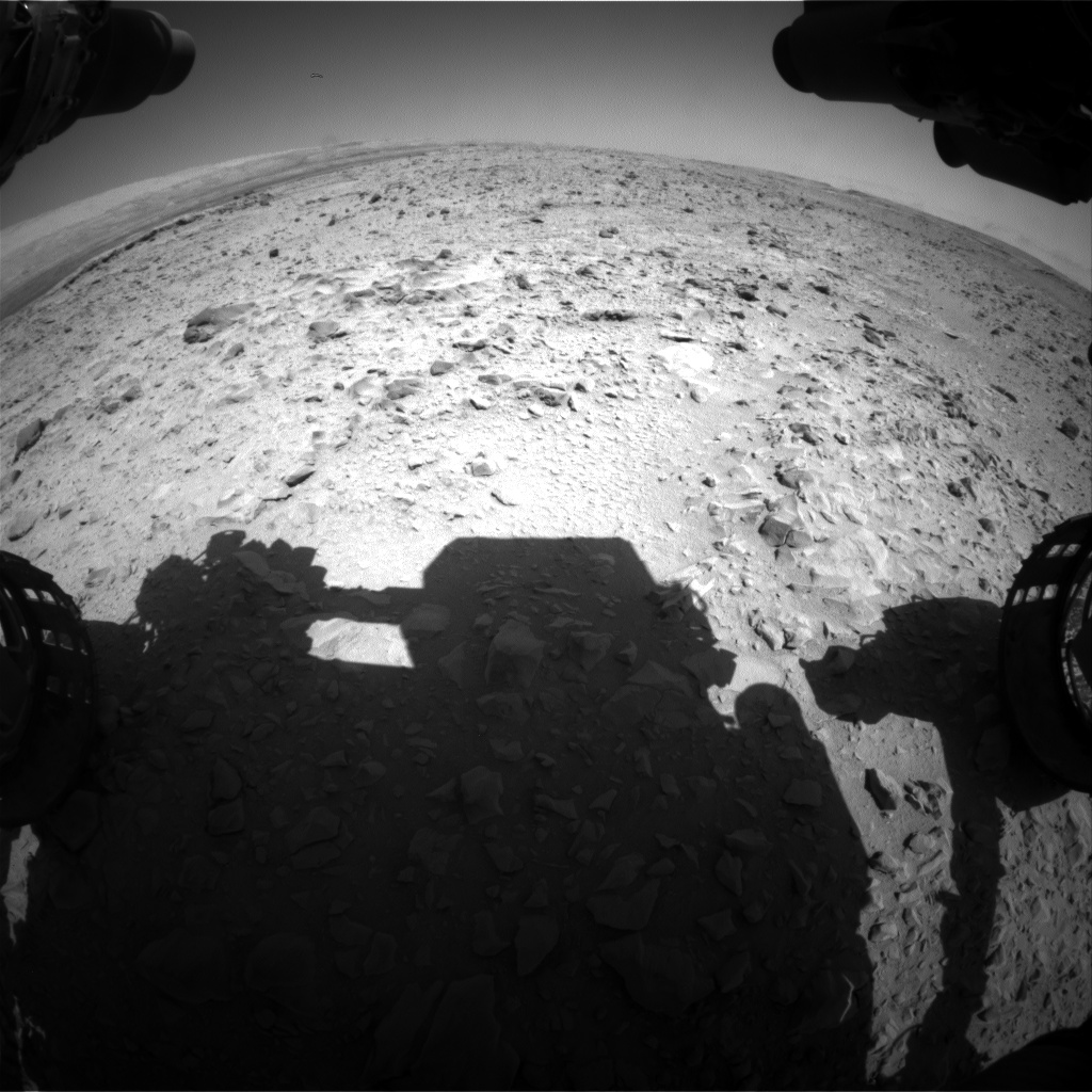 Nasa's Mars rover Curiosity acquired this image using its Front Hazard Avoidance Camera (Front Hazcam) on Sol 471, at drive 0, site number 24