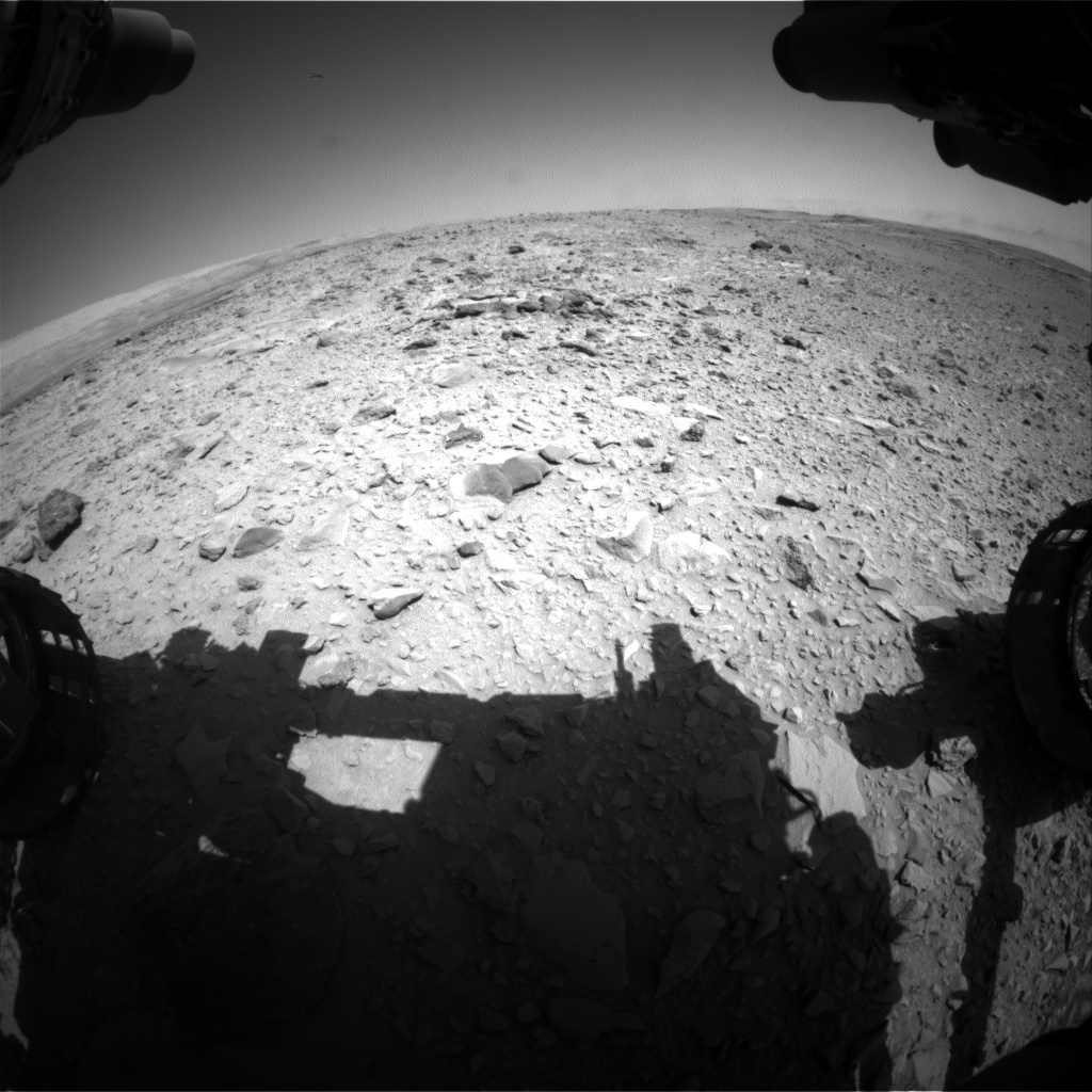 Nasa's Mars rover Curiosity acquired this image using its Front Hazard Avoidance Camera (Front Hazcam) on Sol 473, at drive 192, site number 24