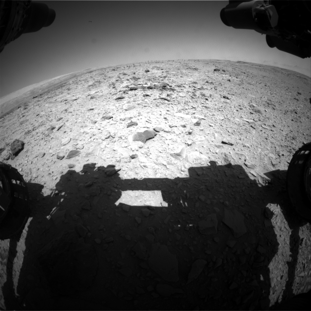 Nasa's Mars rover Curiosity acquired this image using its Front Hazard Avoidance Camera (Front Hazcam) on Sol 474, at drive 192, site number 24