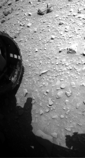 Nasa's Mars rover Curiosity acquired this image using its Front Hazard Avoidance Camera (Front Hazcam) on Sol 474, at drive 240, site number 24