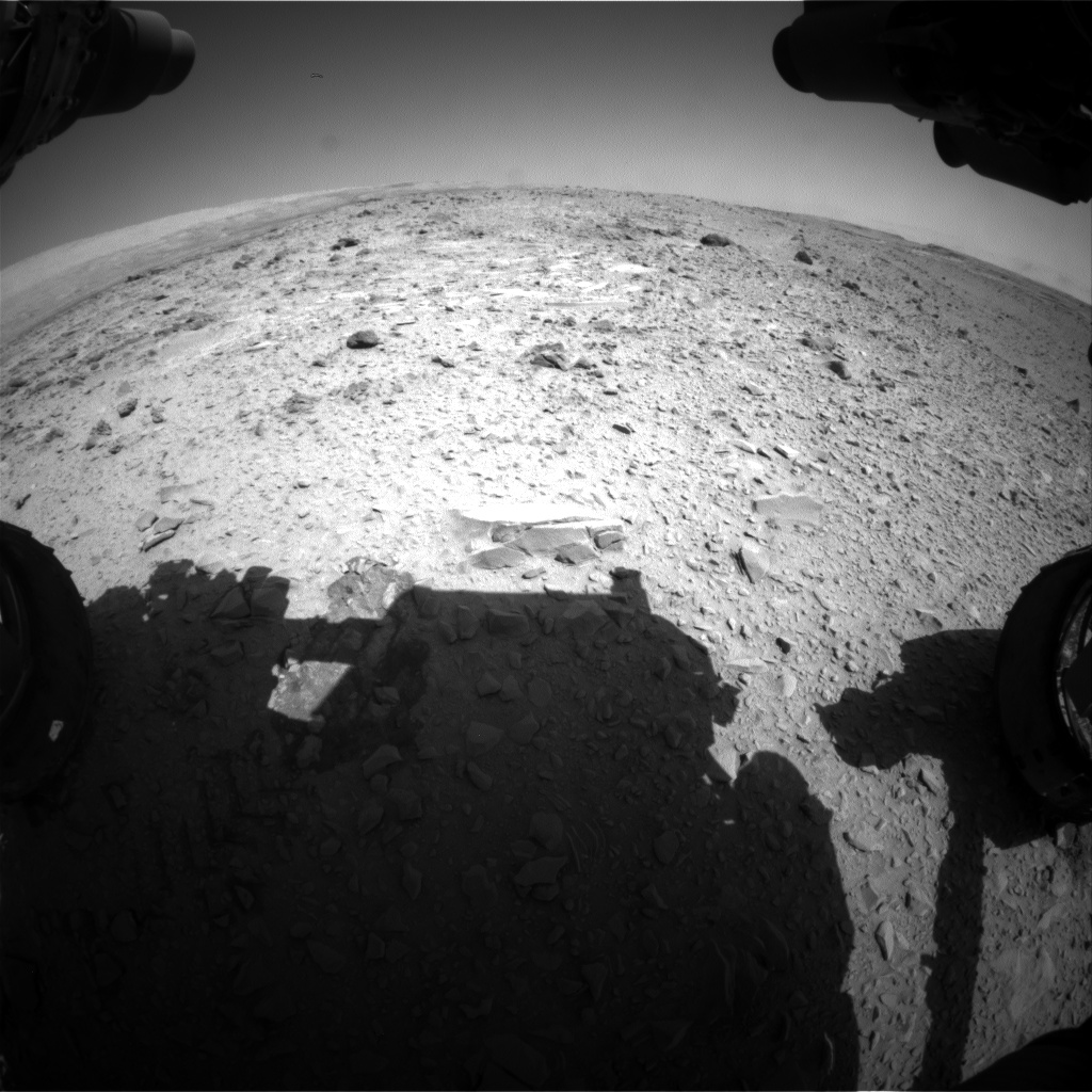 Nasa's Mars rover Curiosity acquired this image using its Front Hazard Avoidance Camera (Front Hazcam) on Sol 475, at drive 312, site number 24