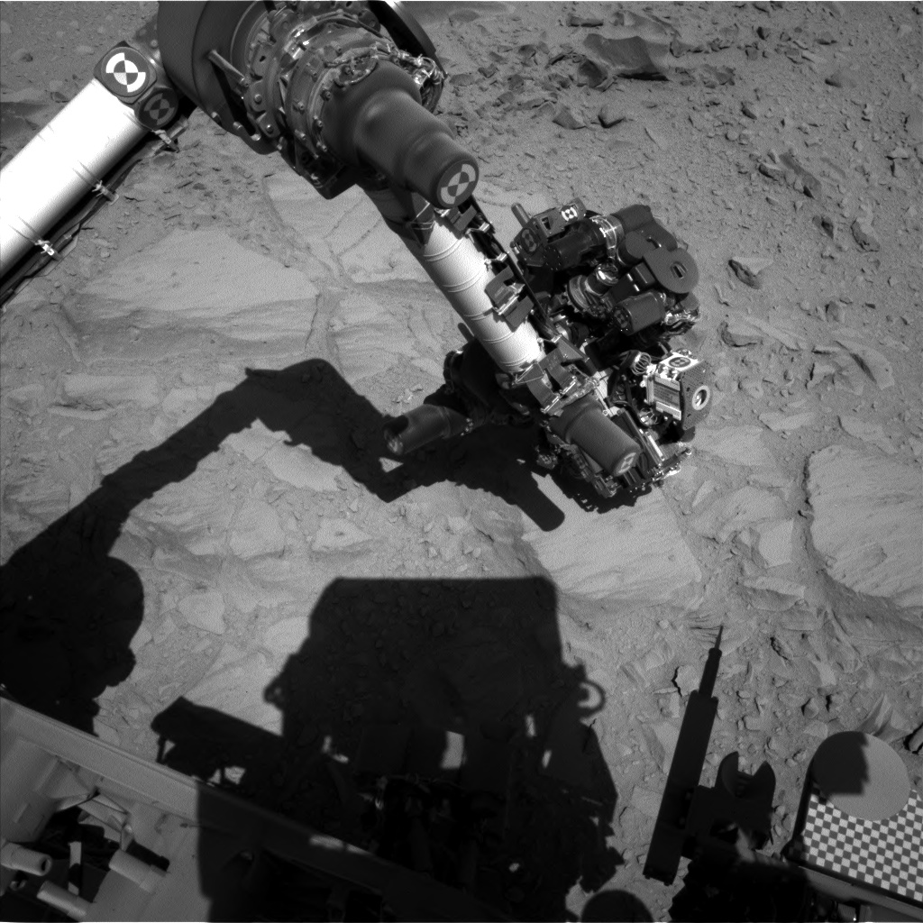 Nasa's Mars rover Curiosity acquired this image using its Left Navigation Camera on Sol 487, at drive 366, site number 24